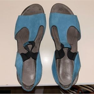 Mephisto Sandals in Blue and Black